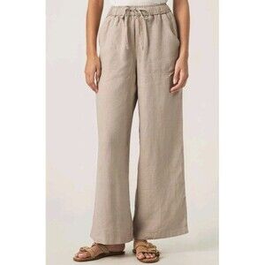 Splendid Stella Linen Blend Full Length Pant Sz XS 27W X 24L